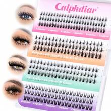 Bottom Lash Clusters Eyelash Extensions 4 Styles Lower Lashes Wispy Bottom Individual Lashes 5-7mm Natural Band Eyelash Clusters 225pcs Bottom Lash Extension By Calphdiar - A 型下睫毛 - 查看 3