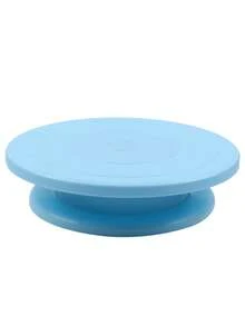 A Cake Turntable Baking Turntable Rotating Cake Mounting Table PP Plastic Mounting Tools Cake Mounting Turntable - White - View 9