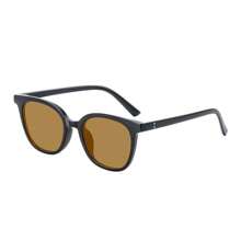 1pc Unisex Square Plastic Frame Fashionable Fashion Glasses - Suitable For Travel, Holiday, Sports, Driving, Festival Outfits, Beach, Outdoor, Summer Accessories
