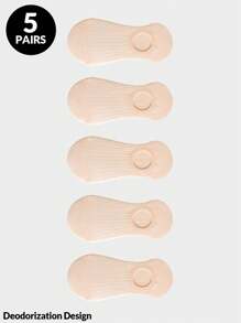 1/3/5 pares de calcetines de barco para mujer, calcetines invisibles con alta elasticidad, calcetines cortos transpirables de malla para el tobillo, versión mejorada con desodorización, de secado rápido y delgados y cómodos calcetines transparentes de barco, calcetines invisibles