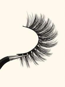 MAGEFY 20 par naturalnych rzęs Crossover Volume, 4 style rzęs + 20 szczoteczek do rzęs, rzęsy komiksowe, wielokrotnego użytku - Czarne - Zobacz 7