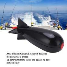 Fishing Spomb Rocket Shape Spod Fishing Feeders Float Bait Holder Tackle Tool Accessories