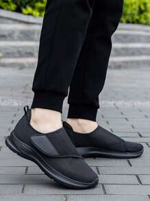 New Adjustable Hook And Loop Elderly Shoes, Middle-Aged & Elderly Parents Swollen Feet Shoes, Men's Extra Wide Shoes For Swollen Feet, Adjustable Strap Postoperative Recovery Shoes, Soft Bottom Lightweight Wide Toe Shoes For Parents (Recommend Ordering One Size Up)