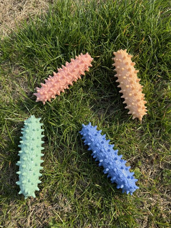 4-In-1 Dog Toy Ginseng Set, 4 Pieces, Durable Chew, Teeth Cleaning & Pet Entertainer