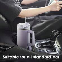 1pc Watersy 40oz Stainless Steel Tumbler With Handle And Straw - Insulated Sports Water Bottle For Men And Women - Perfect Gift