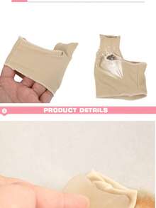 1 件/2 件均码 - 左脚凝胶垫：夜间和家庭使用的足部护理工具 - 适合男士和女士 - 仅可手洗 - 适合跑步者 - 易于穿着 - 由莱卡（氨纶）制成 - 米色 - 查看 7