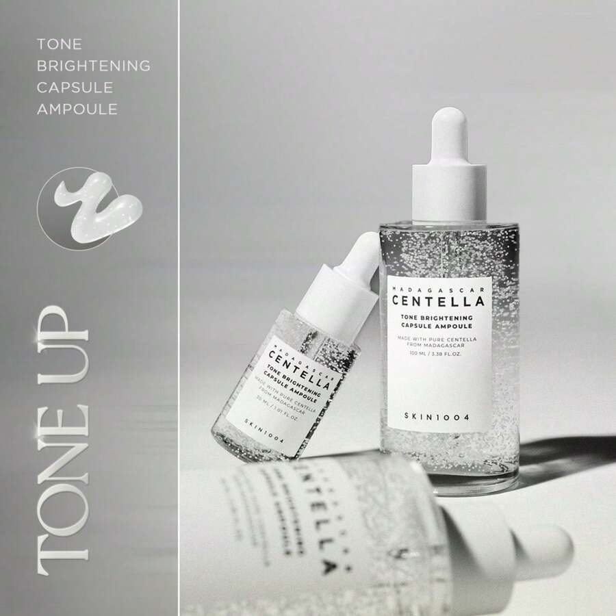 Madagascar Centella Tone Brightening Capsule Ampoule Jumbo 100ML Face Serum - 30ml - View 1