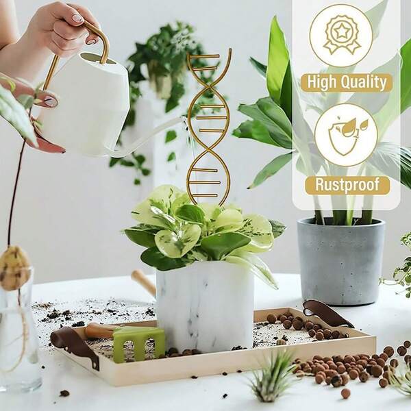 1 pieza Soporte de metal para plantas para el jardín| Paquetes de enrejado trepador para plantas en macetas, atril de flores resistente con varillas de hierro inoxidable, soporte para plantas de exterior para vid, rosas y tomates