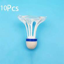 5/10个装防风羽毛球，尼龙材质，防风耐用，适合户外羽毛球练习和运动