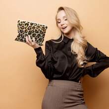 5/10pcs Leopard Pattern Storage Bags, Lightweight Multifunctional Cosmetic Bags, Zipper Bags, Travel Storage Bags, Student Stationery Pencil Bags, Plastic Film Bags, Closed Pockets, EVA Waterproof Toiletries Bags, Coin Purses, School Supplies Tool Bags, Pencil Bags, Card Bags, Sundries Storage Bags, Multifunctional Bags, Large Capacity, Suitable For Travel, Work, And Picnics, Travel Essentials, Cruise Essentials, Party Gifts