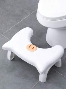 1 pieza Cojín de reposapiés plegable para inodoro, taburete de inodoro para cuclillas contra el estreñimiento, herramienta divina del inodoro, taburete de inodoro extraíble, sin necesidad de instalar almohadillas para los pies, de vuelta a la escuela