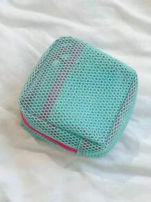 Dopamine Color Grid Data Cable Storage Bag, Portable Handheld Wire Earphone Power Charger Storage Bag, Multi-Function Lipstick Bag. Cosmetic Bag Storage Bag Small Travel Storage Bag, Cosmetic Storage Bag, Zipper Bag Necessities Travel Accessories Mobile Phone Storage Bag Suitable For Gifts, Friends, Girls, Students Zipper Cosmetic Bag Gift Storage Jewelry Storage Box