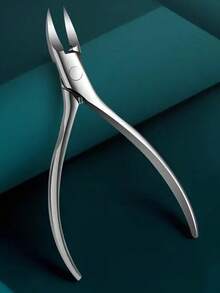 1pc Stainless Steel Ingrown Toenail Nipper Clippers, Pedicure Tool For Nail Trimming, Foot Care