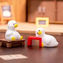 حصائل الأوردة المختلفة1/5/25 قطعة، تماثيل أطفال البط الجميلة للزينة ،تمثال حيوانات جميلة لبساتين FairyDIY الصغيرة ، زينة المناظر الطبيعية المائية، زينة النباتات في أواني، هدية عيد ميلاد مثالية، أعطيات الحفل، حشوة أكياس هدايا،زينة المكتب