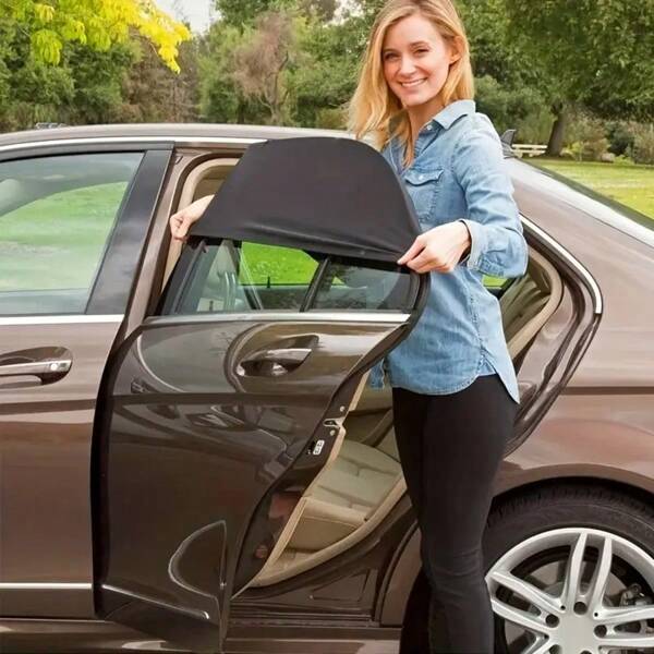 Car Sun Shade, Insulation, UV Protection, Reflective Mesh Sunscreen, Window Protective Film For Sedan And SUV, Car Accessories, Car Interior Accessories, Car Must-Haves, Car Stuff, Car Decor