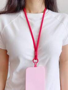 1 pezzo Cordino regolabile con fibbia semplice, unisex antiscivolo, adatto per telefono, fotocamera, borraccia, borsa e altri oggetti, con cuscinetto imbottito