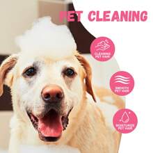 Shampooing et revitalisant pour chiens | Shampooing pour chiots pour peau sensible | Shampooing naturel 5 en 1 pour animaux de compagnie avec noix de coco, avoine et aloe vera | Idéal pour le lavage des chiens malodorants - 200 ml/6,763 fl.oz