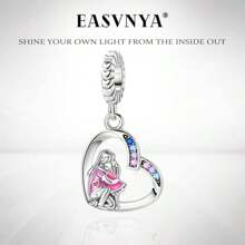 Neue beliebte Silber Ballerina Mädchen, Raketen Charm Kombination Anhänger Serie, geeignet für handgemachte Armbänder, Halsketten, einfache und modische Charms, Schmuckherstellung, Geburtstags-Geschenk für Frauen
