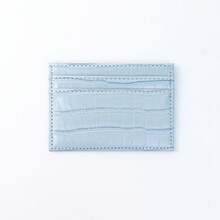 1 件个性化烫金字母名称设计鳄鱼皮图案简约时尚多功能女士礼品钱包卡包零钱包女士生日礼物钱包迷你钱包钱包小钱包可爱钱包腕带钱包 - 彩色 - 查看 23