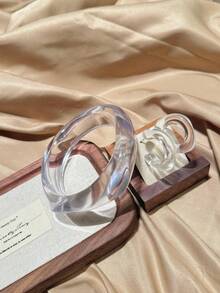 Transparent Acrylic Bracelet And Earring Kit Fashion Casual Style - kit-2 - 查看 4