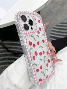 奶油色纹理波浪边亮面樱桃彩绘防摔手工串珠手机壳及手链套装,兼容 16/11/16 Pro/16 Plus/16 Pro Max/16 e/15 Pro Max/13/14/12/XS/XR/7G/8P,兼容Galaxy 11/12 Pro/12/12X/13 Pro/14 Pro/15 Pro,兼容Redmi 10/9/Note9/12c/Note11 Pro/Note8 Pro,国际版,非国内版 - 彩色 - 查看 4