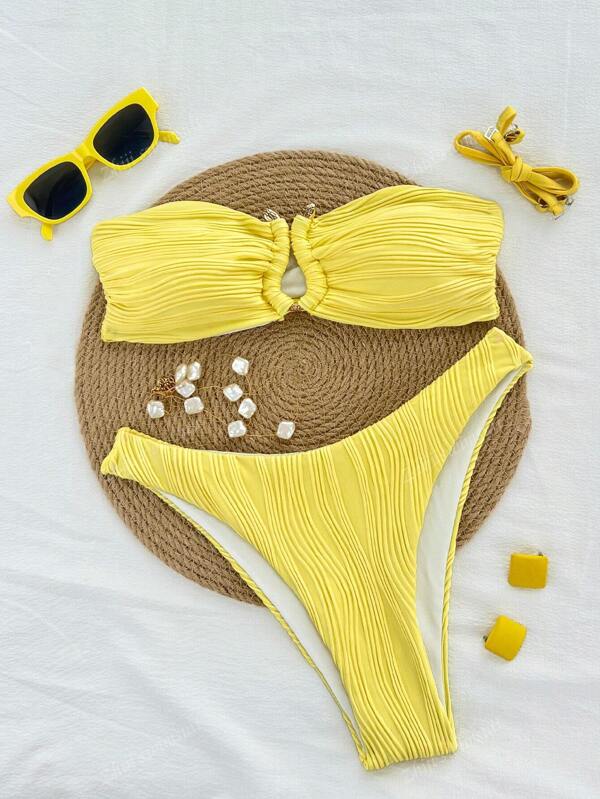 Conjunto de bikini de moda nueva para playa y fiesta de mujer