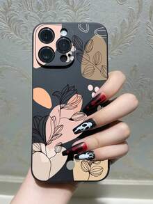 1个水彩百合防摔防滑黑色手机壳，兼容 17/17 Air/17 Pro/17 Pro Max，兼容荣耀，兼容红米，兼容三星Galaxy A04e/A05s/A13/A14/A15/A34/A35/A50/A52/A53/A54/S21/S22/S23/S24/S25/S25 Ultra，6A/7A/8A，12T/13T/14T，国际版，非国内版 - 黑色 - 查看 5