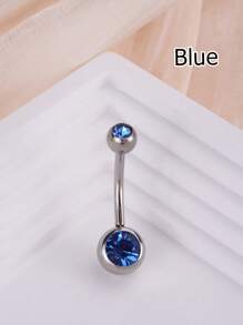 1 buc inel la modă din oțel inoxidabil cu zirconiu cubic, inel pentru buric potrivit pentru buric, bijuterii pentru piercing pentru buric, bară de piercing pentru buric, inele pentru buric, unghii pentru buric, inele pentru buric, bijuterii pentru piercing pentru buric pentru femei și fete, purtare zilnică