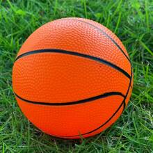 Balón de baloncesto y fútbol PVC grueso de tamaño pequeño, colores vívidos para patio de recreo/al aire libre/interior, pelota inflable de playa/agua, 4 pulgadas no inflable