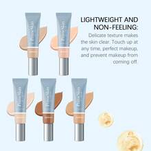 zephoco Serie de Base Ligera Nutritiva Ligera Hidratante Iluminadora Hidratante No Apelmazada Acabado Natural - Marfil - Ver 5