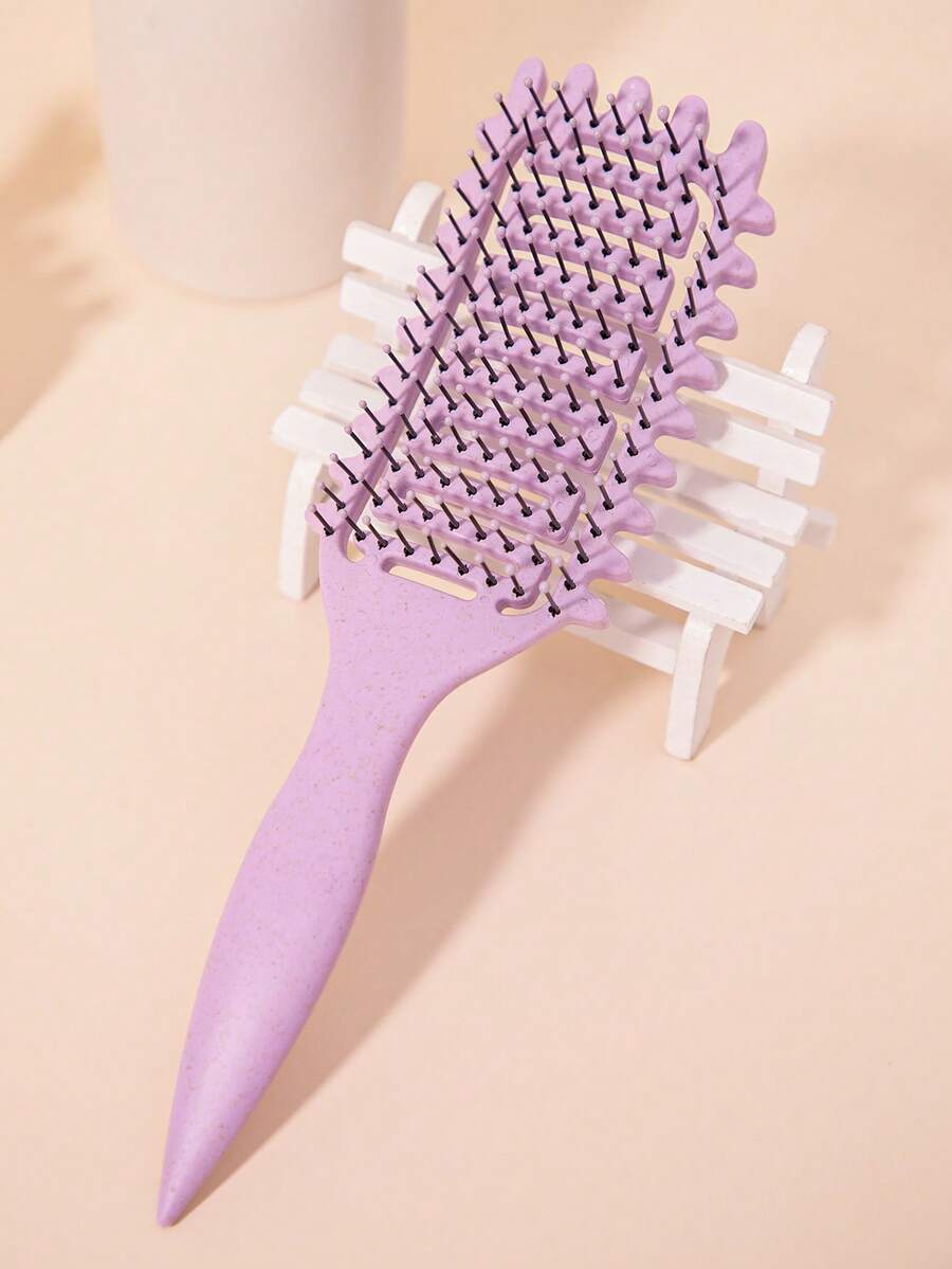 卷发刷、卷发定型刷加发型梳（光滑后梳、鼠尾梳、边缘鬃毛刷）用于梳理、造型、造型、返校、旅行度假必需品、女士发饰