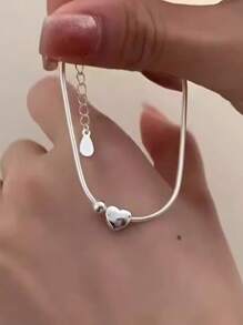 1 pièce Bracelet serpent à bulles unique en acier inoxydable pour femmes, design de marque haut de gamme à la mode, polyvalent, à porter au quotidien, empilable, cadeau pour les fêtes