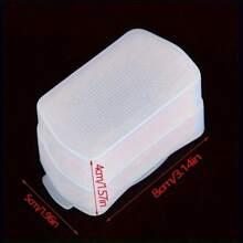 Soft Flash Diffuser Box For Godox V860II, V850II, TT685, TT600 Speedlights - High Impact ABS Material, Softbox, No Battery Required, Compatible With Sony, Nikon, Canon 580EX - Improve Photo Shooting Quality