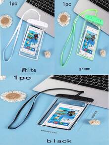 5/4/3/2/1pcs Universal Waterproof Phone Pouch, Waterproof Phone Dry Bag With Touchscreen Seal, Suitable For Swimming, Compatible With 15/14/13 Pro Max Plus And Above Models, Suitable For Swimming, Diving, Rafting And Other Water Sports, Essential For Indoor Swimming In Autumn/Winter, Travel Essential, Holiday Essential Sports Bag, Suitable For Sports, Fitness, Exercise, Travel, Vacation, Unisex, Swimming Bag, Waterproof Bag, Beach Bag - Multicolor - View 34