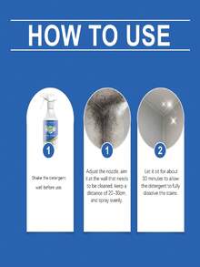 120毫升防霉泡沫清洁剂，多用途家用清洁剂，可去除墙壁、织物、瓷砖、地板、家具、浴室等处的霉菌和霉斑。有效清洁和除臭，防止霉菌再次滋生。 - 多種款式 - 查看 4