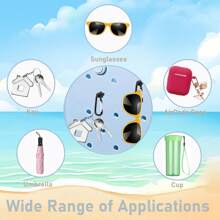 15pcs Flower Charms & Key Holder For Beach Bag Accessories, Chic Floral Accessories Beach Bag Charm With 2 Keychain Holder, Lightweight, Fashionable Accessory For Totes, Sandals & Beach Bags-For Women-Perfect For Summer Beach Vacations & Everyday Use