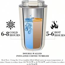 Botella de agua de acero inoxidable aislada de 260ml, taza de moda 2025 para Smeg, adecuado para bebidas calientes y frías, agua con gas, té de frutas, zumo, café