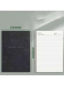 1pc Extra Large & Extra Thick A3 Size Notebook, Over 360 Pages, Leather Cover, Unique Fashion Creative Notebook, Suitable For Students, Sketchbook, Drawing Book, School Supplies,Back To School - Multicolor - View 24