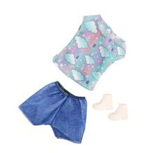 11.81 英寸娃娃时尚夏季热裤套装、休闲装配饰 - 11.5吋娃娃配件 - 查看 4