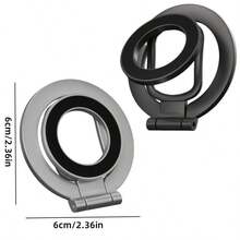 双面手机支架，兼容 14/15/16 - 强磁可折叠指环支架和手指握持支架，通用型 - 彩色 - 查看 3