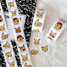 pokemon Set cadou de 500 de stickere Pokemon - stickere impermeabile unice, perfecte pentru cadouri pentru fani și pungi decorative, sticle de apă, valize. Autocolante decorative periferice rafinate, de înaltă estetică, potrivite pentru filme anime Pocket Monsters, smartphone-uri.