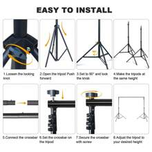 260CM X300CM Aluminum Alloy Background Bracket Kit