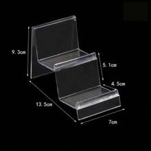 Acrylic Display Shelf Multilayers Cellphone Wallet Glasses Rack Transparent Rangement Storage Rack - Pelbagai warna - Lihat 16