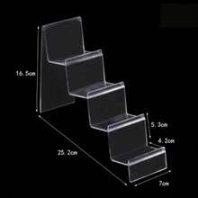 Acrylic Display Shelf Multilayers Cellphone Wallet Glasses Rack Transparent Rangement Storage Rack - Pelbagai warna - Lihat 12