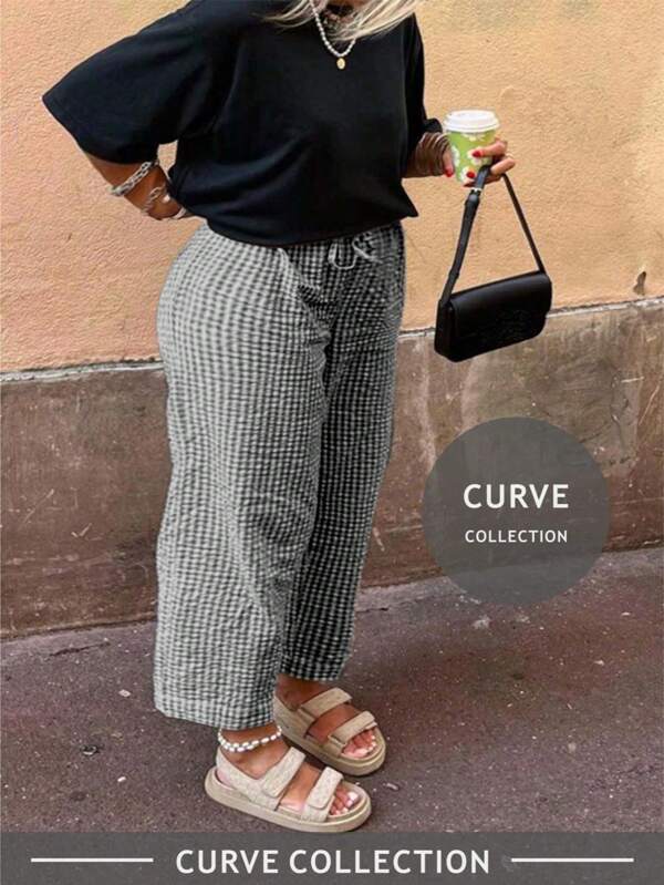 Coachella Festival Rave Outfits | Plus Size Striped Pants, Bohemian Beach Vacation Wide Leg Trousers, Women's Autumn 2025 Casual Chic Wardrobe Essentials - Music Ibiza & Derby Day Style,Back To School Clothes,Fall Clothes ,Teacher Outfits For Women, Summer Fall Transition Essentials
