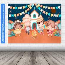 Photographic Panel June Festival Scenery Fabric 1.50 X 2.20m - FDFJN0125 - View 3