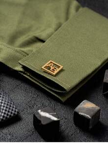 Personalisierte 1 Paar Initialen Manschettenknöpfe, personalisierte Monogramm-Manschettenknöpfe aus Edelstahl für Paare/Liebende/Ehepartner für Herren Formalhemden, Vintage, Lässig, Hipster, Old Money, Stilvoll, Niedlich, Individuell, Personalisiert, Einzigartig, Maßgeschneidert, ideale Geschenke für ihn, ideale Geschenke für sie, Freund, Freundin, Familie, Freunde, Großeltern, sie, für Jahrestage, für Geburtstage, für Hochzeiten, für Abschluss, für Einweihung, zarte Romantik, urbaner Chic, Neujahrsglamour - Verschiedenfarbig - Übersicht 23