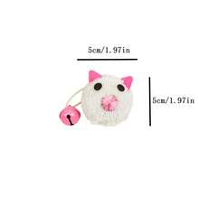 猫玩具 - 可爱的老鼠形状摇铃猫玩具，可自行玩耍，让猫咪开心玩耍 - 彩色 - 查看 8