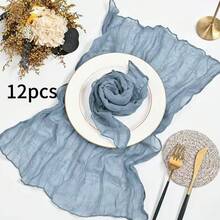 60条装波西米亚风纱布餐巾，柔软亚麻餐巾，适用于圣帕特里克节、复活节、婚礼、婴儿派对、日常使用 - 彩色 - 查看 23