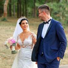 1 pezzo Set di fascia e velo da sposa, accessori per capelli da sposa